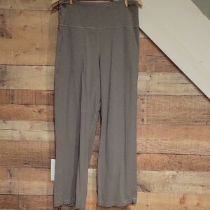 lululemon athletica Gray/Green Wide Leg Leggings